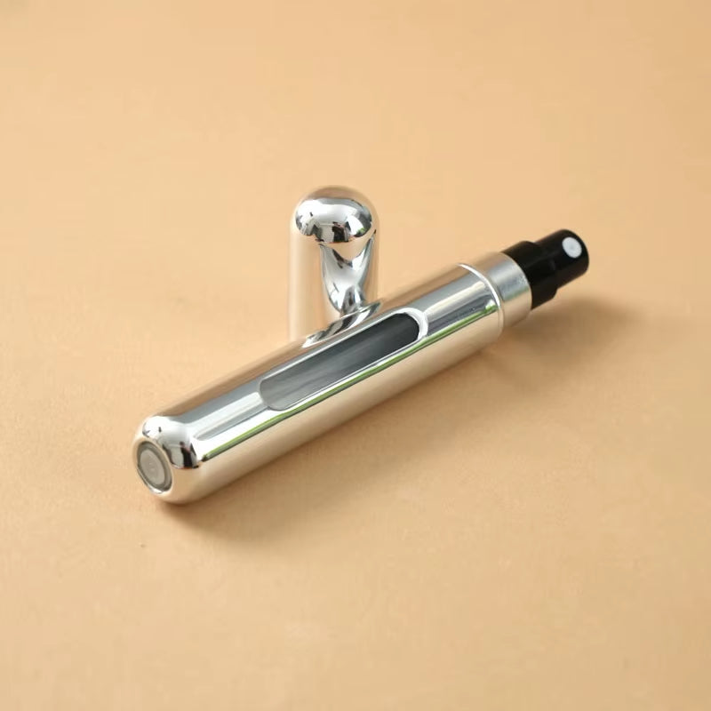 10 Ml Refillable Perfume Spray Bottle, Portable Travel Size, Unscented, Pvc-Free, Metal and Plastic Material, Spray Bottle for P