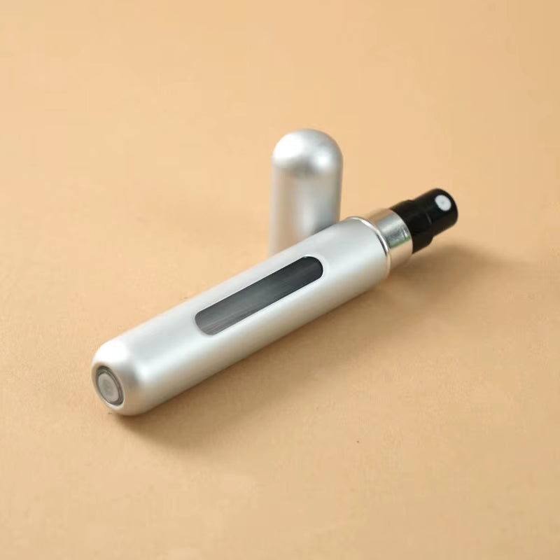 10 Ml Refillable Perfume Spray Bottle, Portable Travel Size, Unscented, Pvc-Free, Metal and Plastic Material, Spray Bottle for P