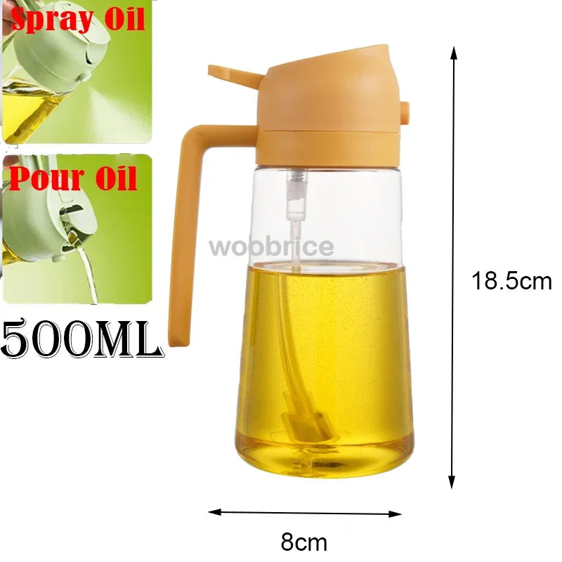 Oil Dispenser Seasoning Accessories Oil Cruet Bottle Oil Spray Kitchen Utensils for Kitchen Barbecue Oils Sprayer Container