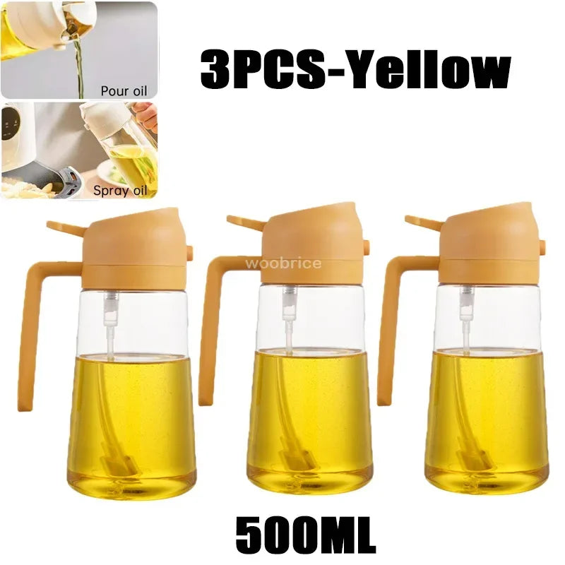 Oil Dispenser Seasoning Accessories Oil Cruet Bottle Oil Spray Kitchen Utensils for Kitchen Barbecue Oils Sprayer Container