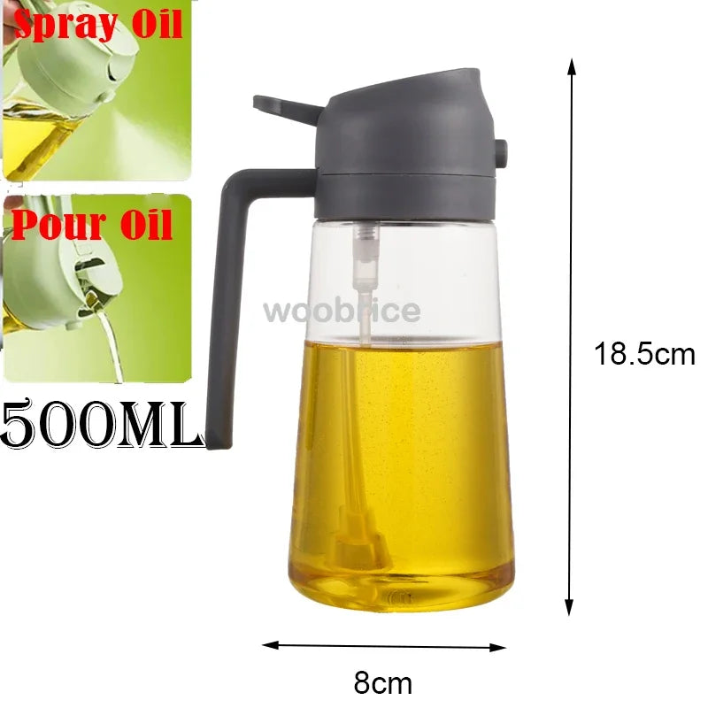 Oil Dispenser Seasoning Accessories Oil Cruet Bottle Oil Spray Kitchen Utensils for Kitchen Barbecue Oils Sprayer Container