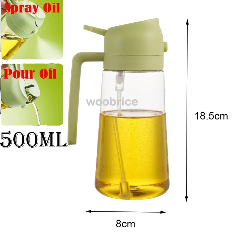 Oil Dispenser Seasoning Accessories Oil Cruet Bottle Oil Spray Kitchen Utensils for Kitchen Barbecue Oils Sprayer Container