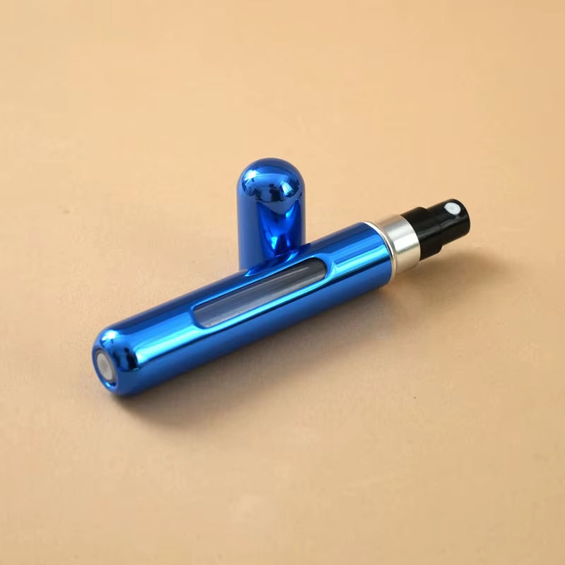 10 Ml Refillable Perfume Spray Bottle, Portable Travel Size, Unscented, Pvc-Free, Metal and Plastic Material, Spray Bottle for P