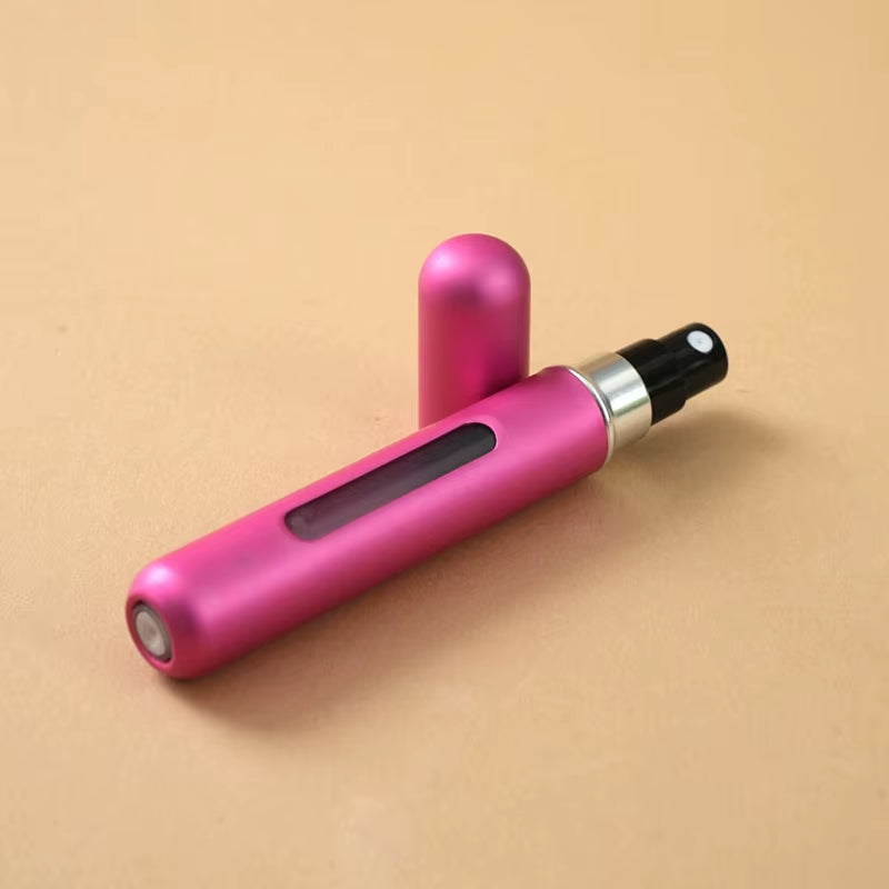 10 Ml Refillable Perfume Spray Bottle, Portable Travel Size, Unscented, Pvc-Free, Metal and Plastic Material, Spray Bottle for P